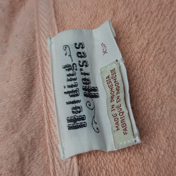 Holding Horses by Anthropologie Peach Sweatshirt Dolman Dress, Size XSP - Picture 6 of 6